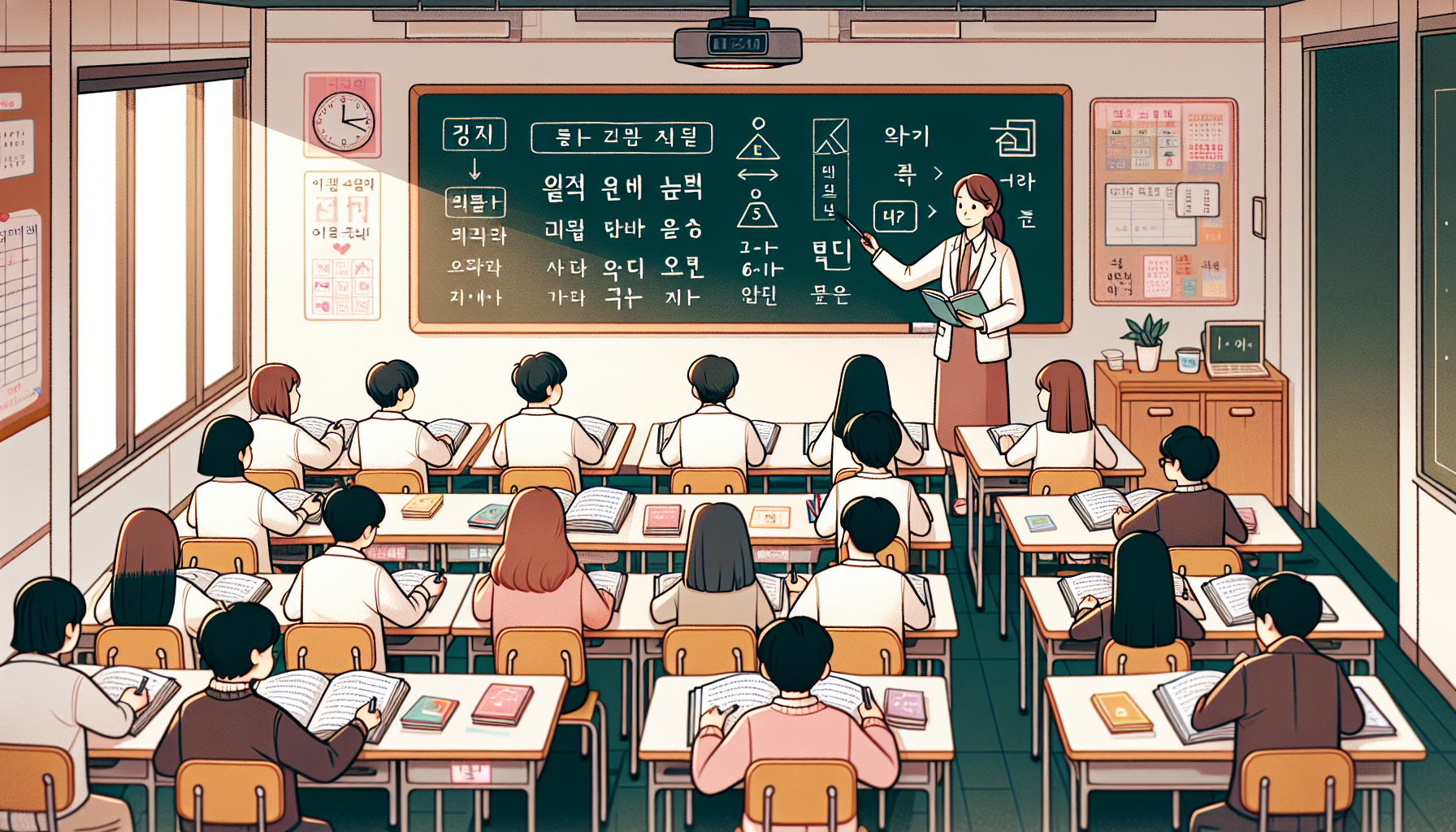 중학교 문법 수업